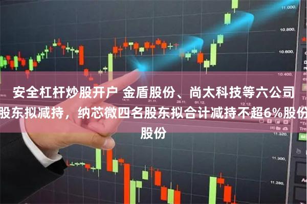 安全杠杆炒股开户 金盾股份、尚太科技等六公司股东拟减持，纳芯微四名股东拟合计减持不超6%股份