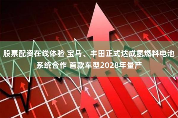 股票配资在线体验 宝马、丰田正式达成氢燃料电池系统合作 首款车型2028年量产
