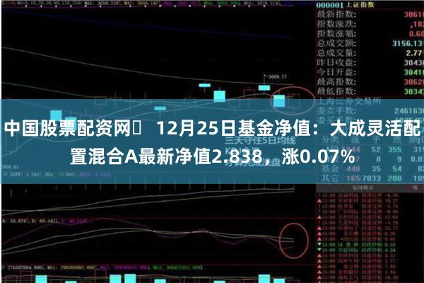 中国股票配资网	 12月25日基金净值：大成灵活配置混合A最